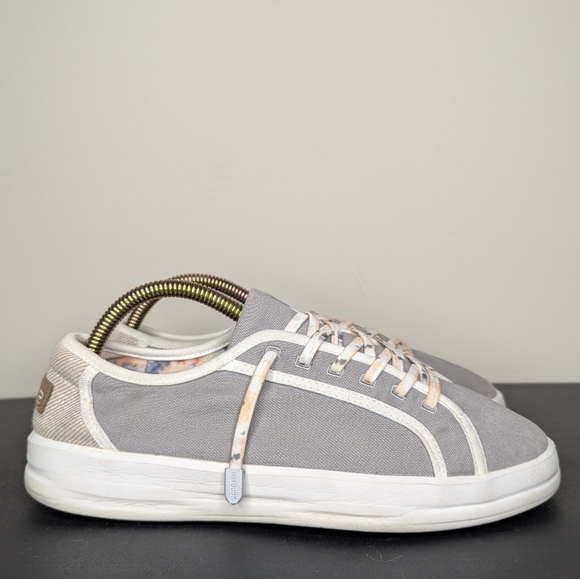 Hey Dude Shoes - Hey Dude Women's Katrina Joy in Stone Grey Size 7